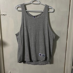 1980 vintage - large - grey - Russell Athletic - tanktop